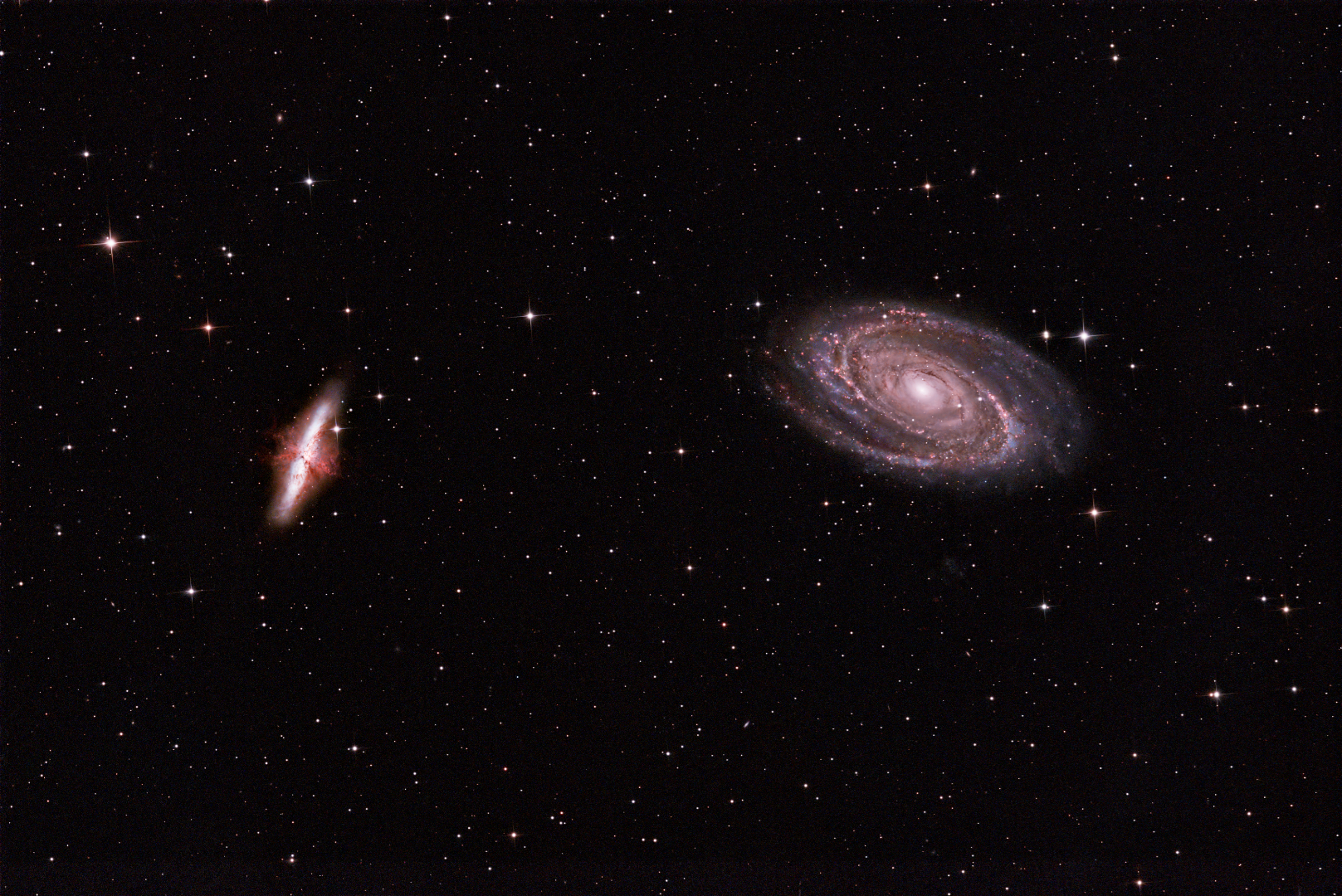 m81 & m82 galaxies